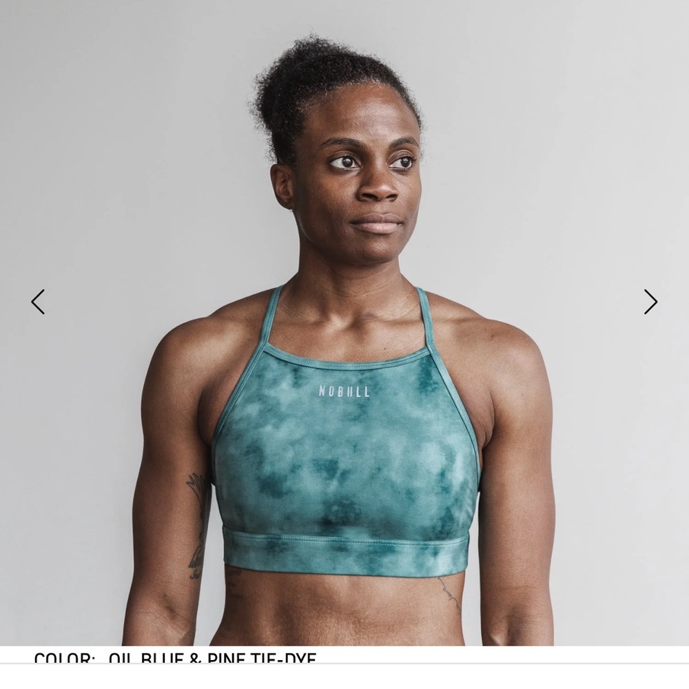 Nobull:Tie Dye Matte High Neck Sports Bra